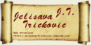 Jelisava Tričković vizit kartica